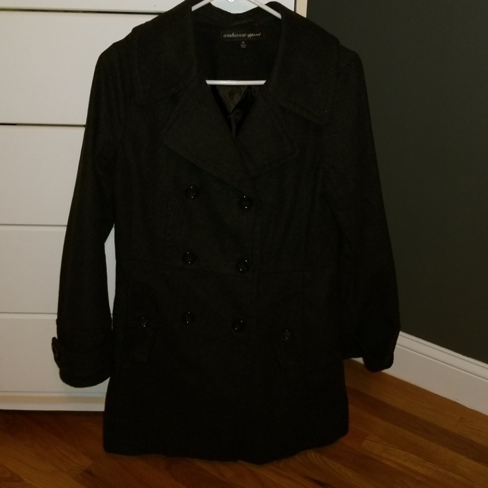 Dark Gray Pea Coat